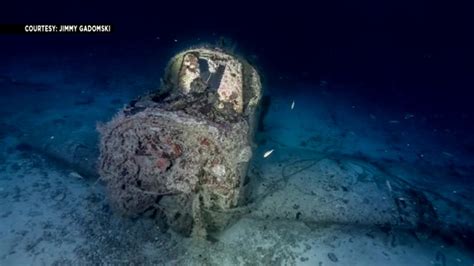 Florida divers discover military plane in deep water, 66 years after Marine survived crash off Key Biscayne 